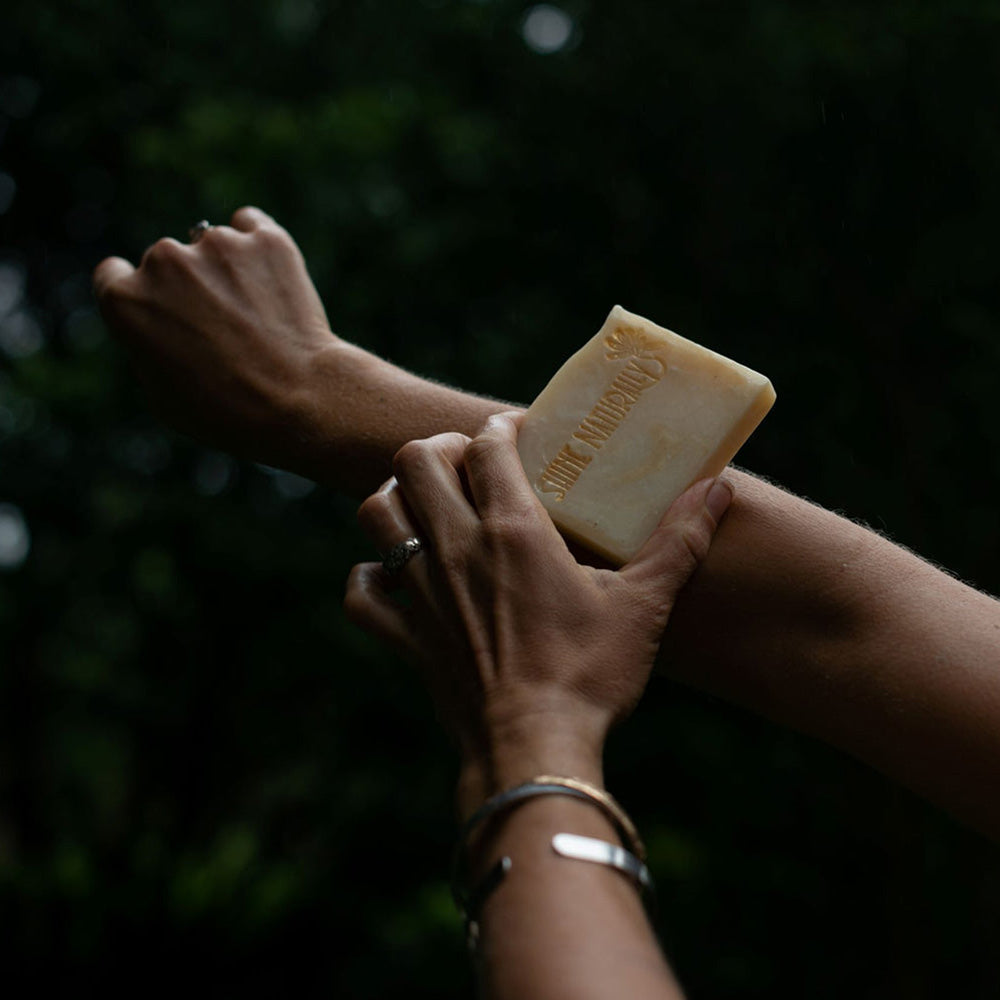 Natural body soap bar—farm-to-skin skincare by Shine Naturally